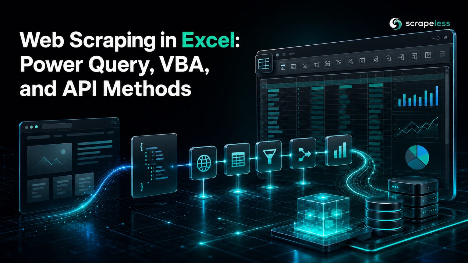 Web scraping in Excel with Power Query, VBA, and API methods