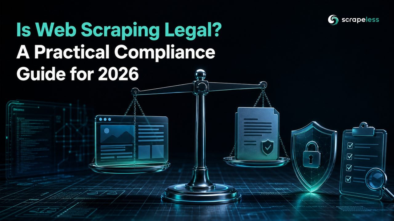 Compliance decision framework for assessing whether a web scraping project may be legal