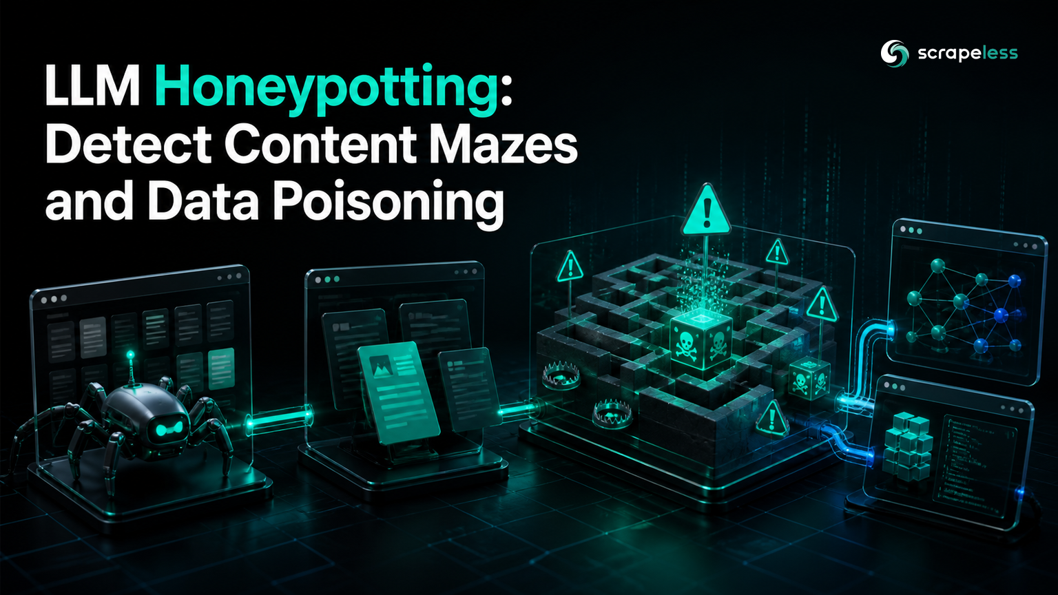 LLM Honeypotting Detect Content Mazes and Data Poisoning